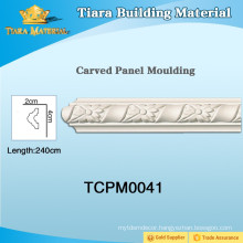 Modern PU ceiling wall moulding with delicate styles